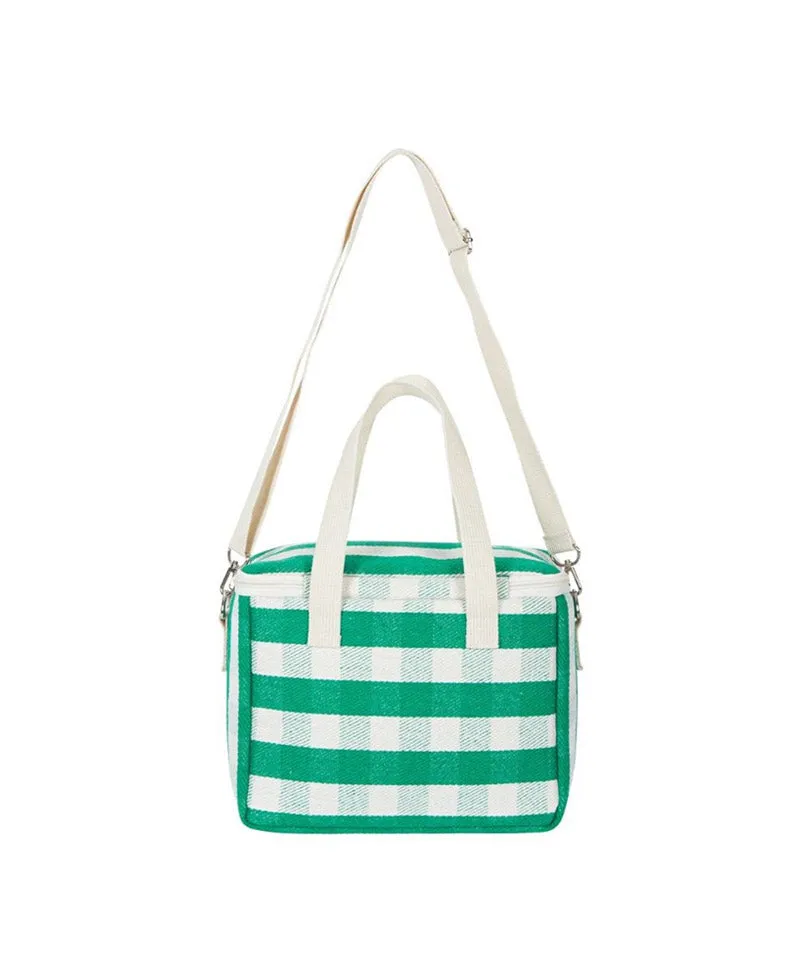 POSHERD Check Tote Bag (Insulation/Cooling) - Green