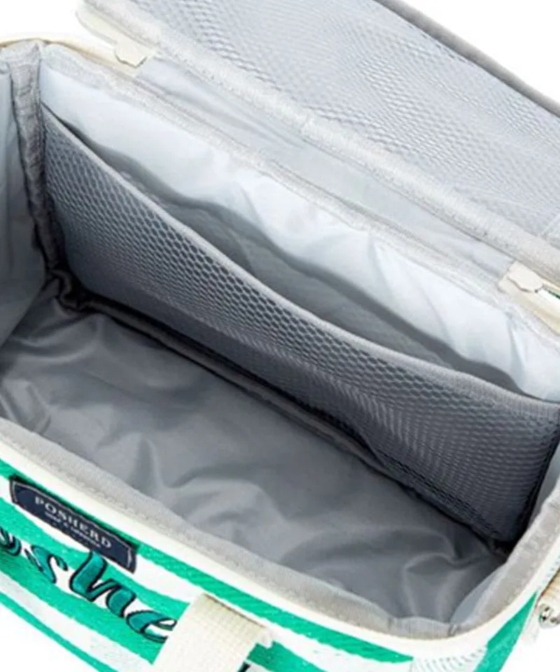 POSHERD Check Tote Bag (Insulation/Cooling) - Green