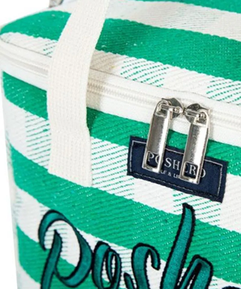 POSHERD Check Tote Bag (Insulation/Cooling) - Green