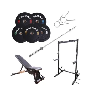Power Rack & Bumper Plate Home Gym Package [Package 15]