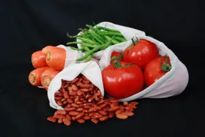 Produce Mesh Bag, Got-it, White 3-pack