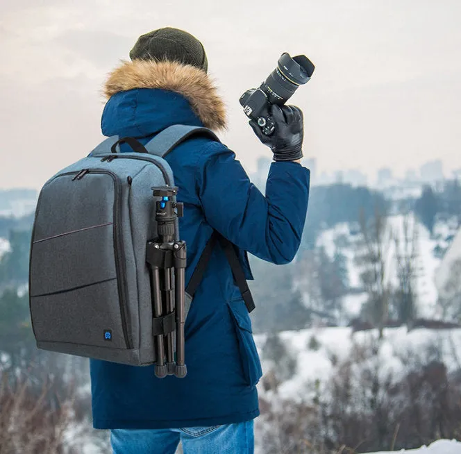 PULUZ Portable Waterproof Scratch-Proof Camera Backpack (2020 Version)