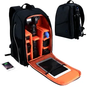PULUZ Portable Waterproof Scratch-Proof Camera Backpack (2020 Version)