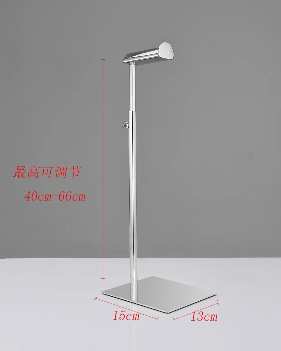 Purse Display Stand Adjustable  - One Adjustable Height Handbag Display