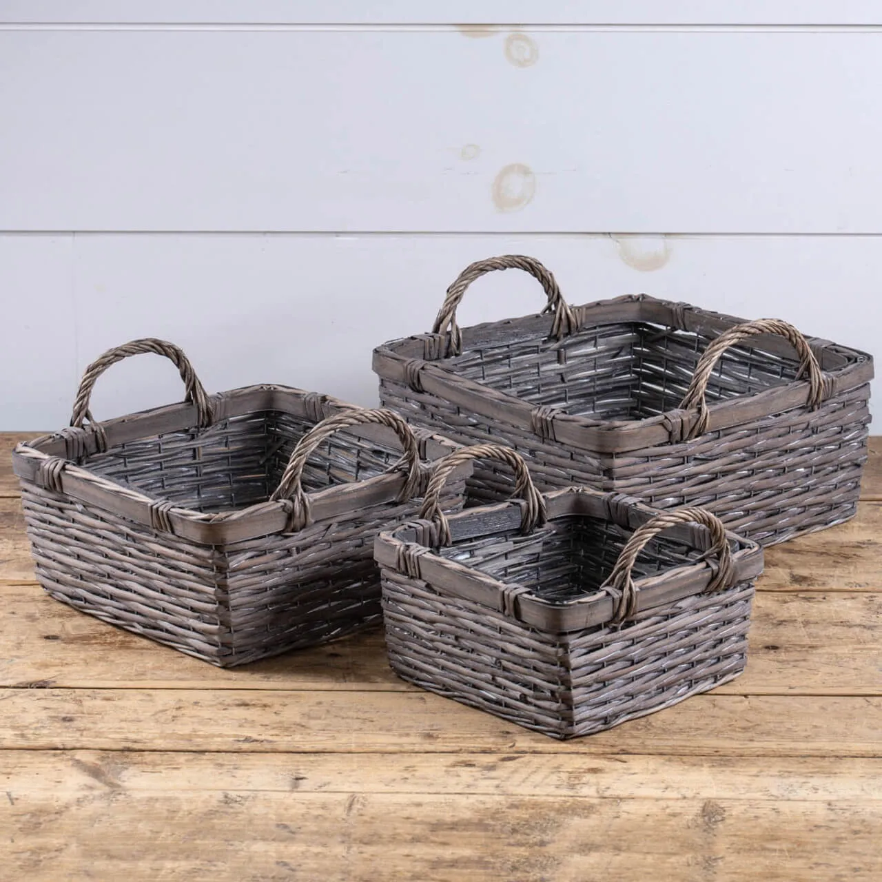 Rattan Square Basket