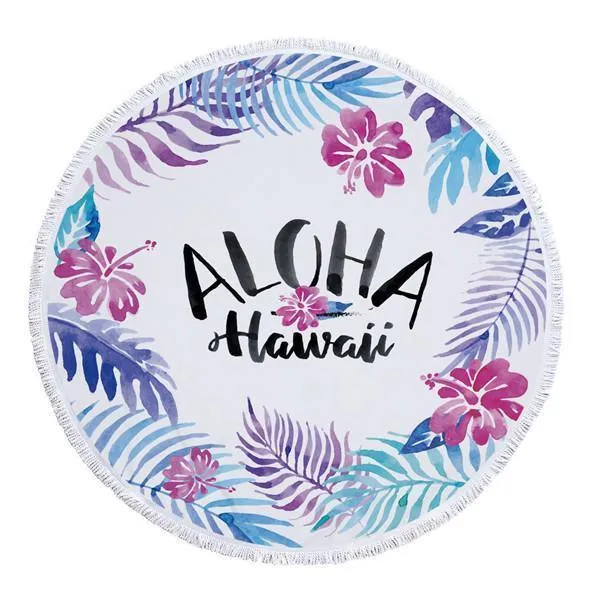 Round Microfiber Beach or Picnic Towel