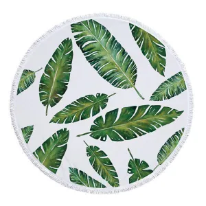 Round Microfiber Beach or Picnic Towel