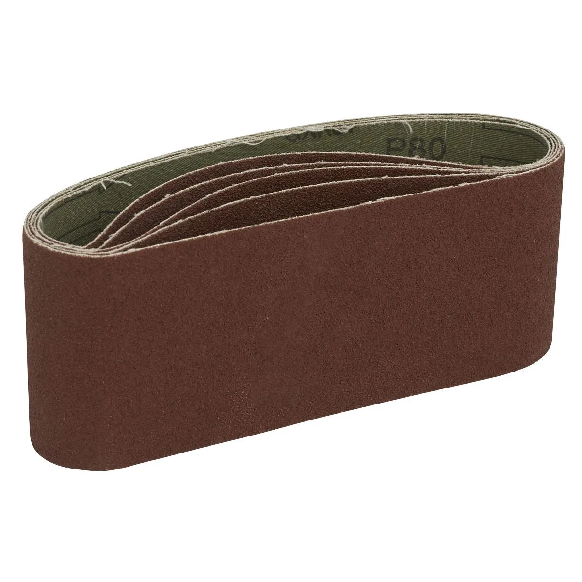 Sealey Sanding Belt 76 x 457mm 80Grit Pack of 5