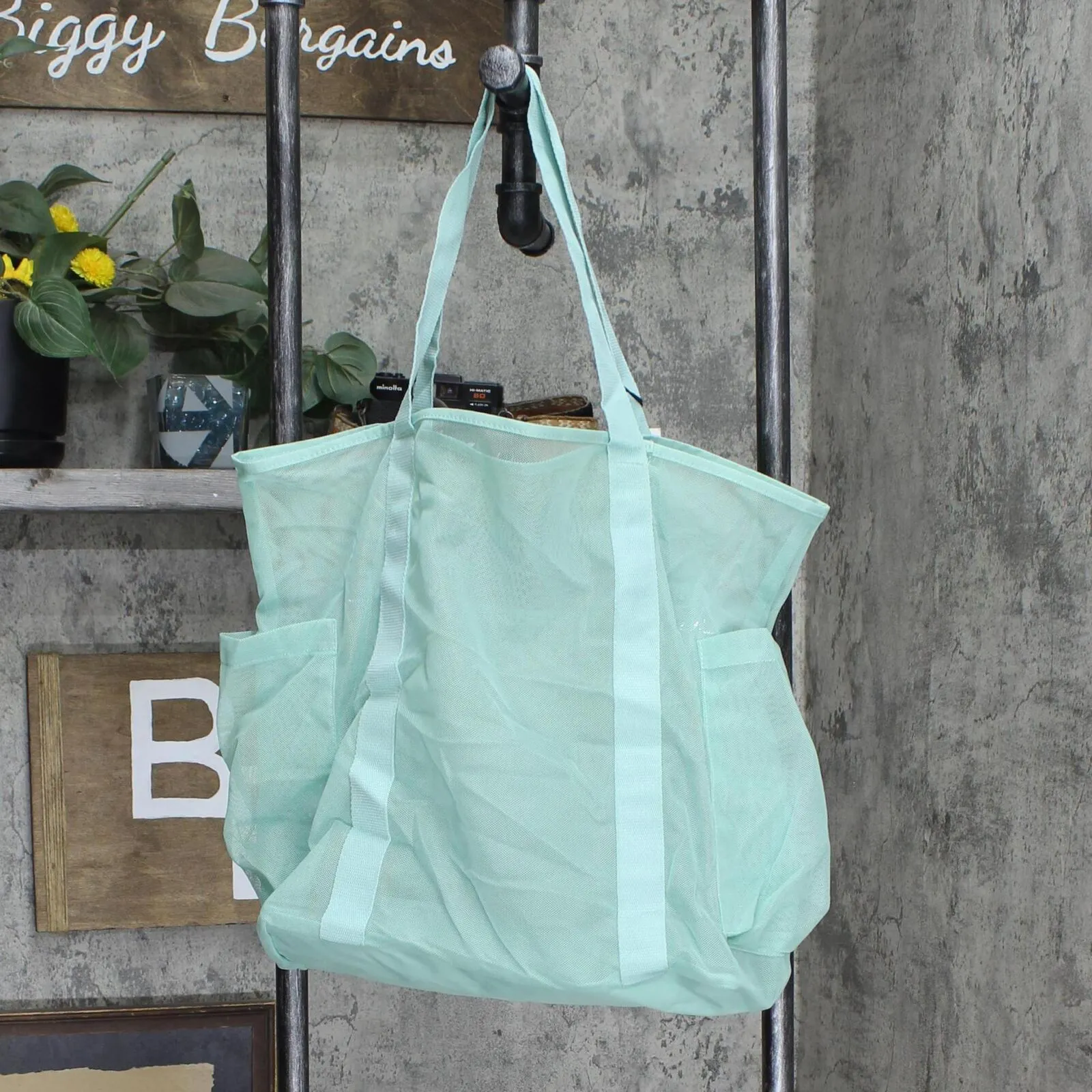 Shade & Shore Mesh Tote Beach Bag  Handbag 77569856
