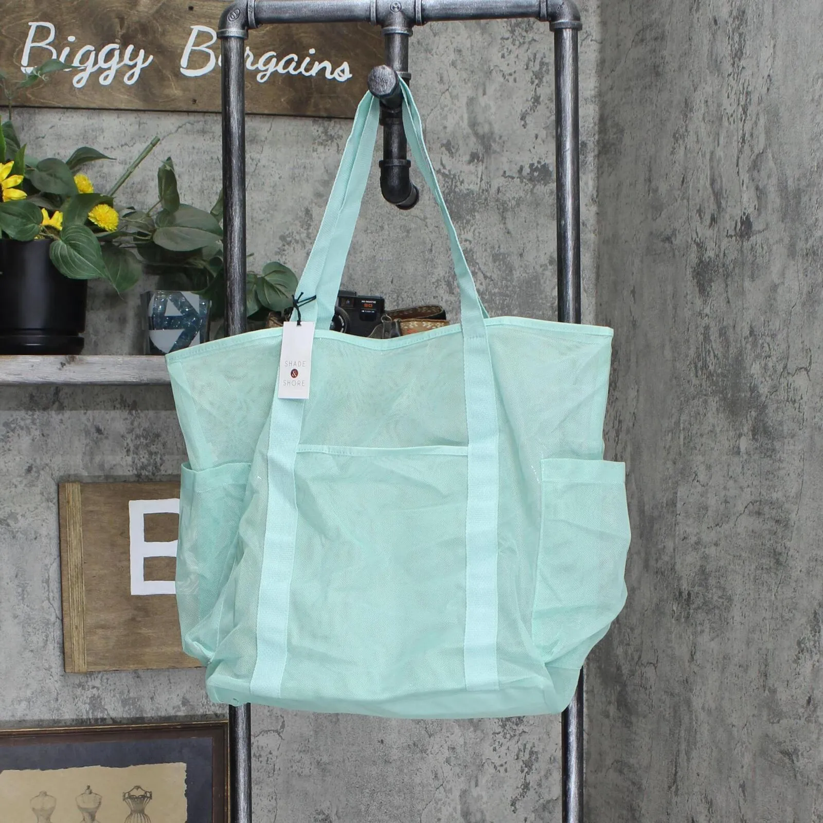 Shade & Shore Mesh Tote Beach Bag  Handbag 77569856
