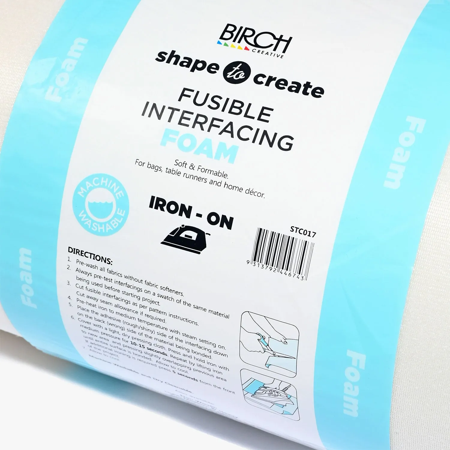 Shape to create Foam Plus Iron On | 0.5m