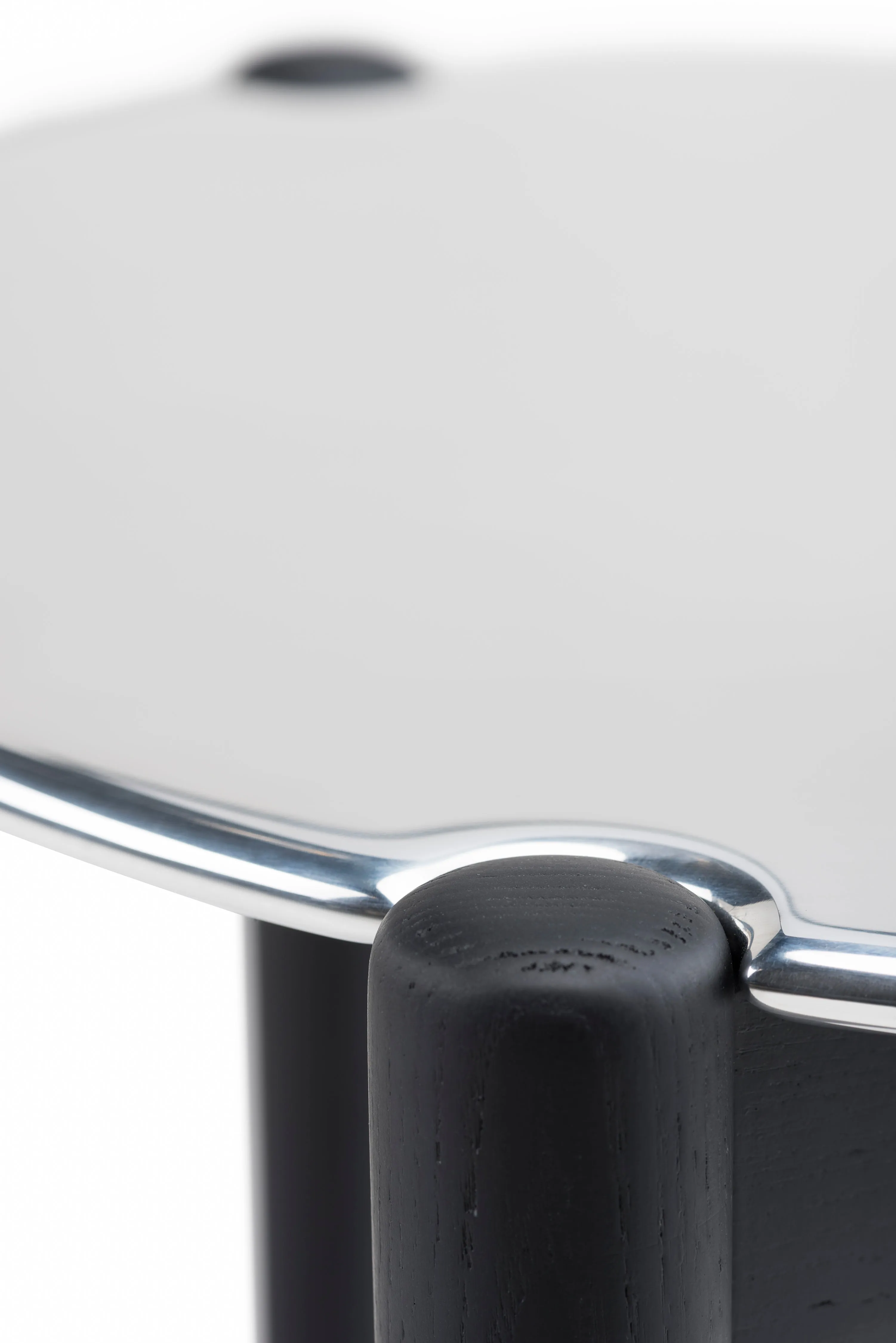 Sidekicks Occasional Table with Polished Aluminum Top