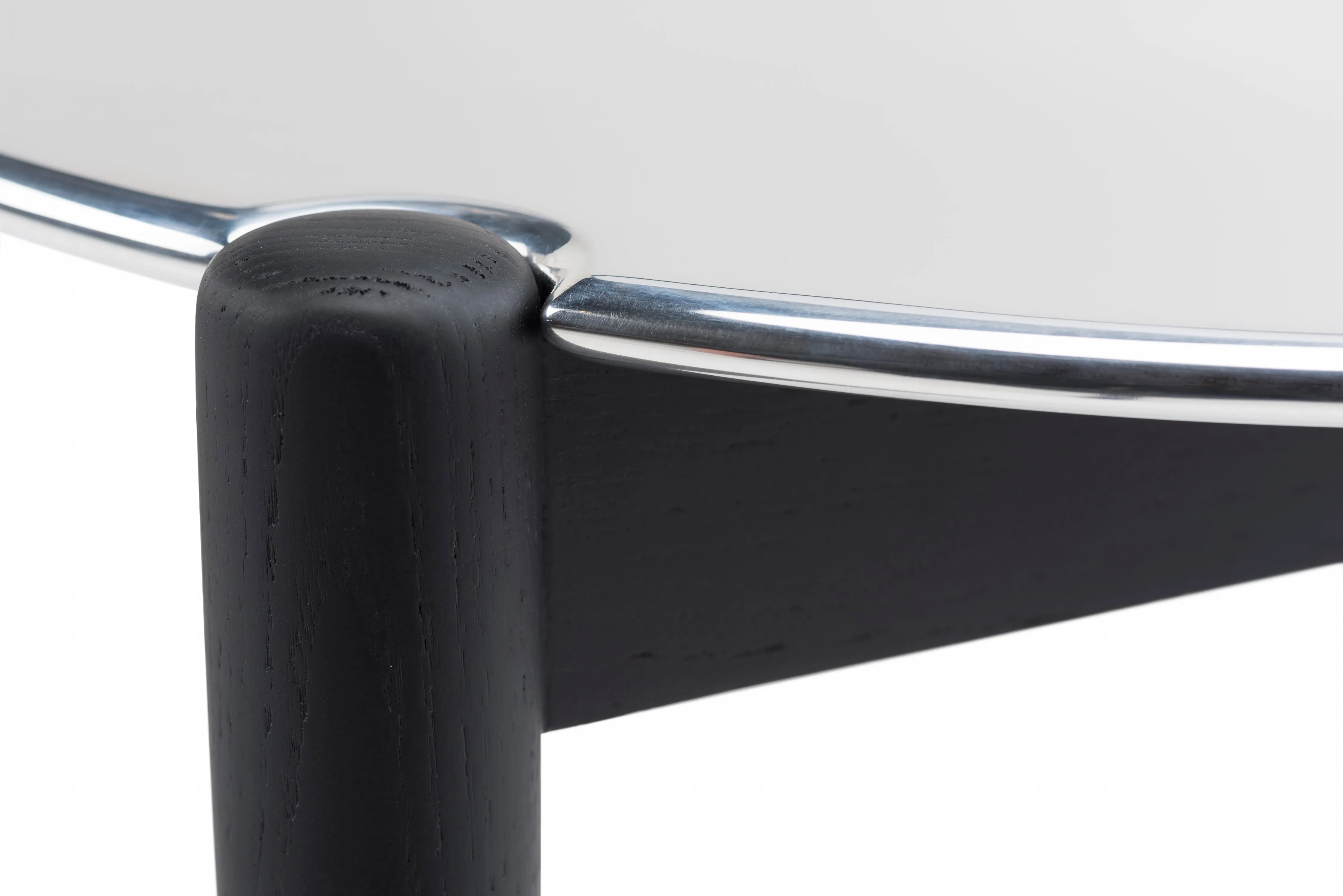 Sidekicks Occasional Table with Polished Aluminum Top