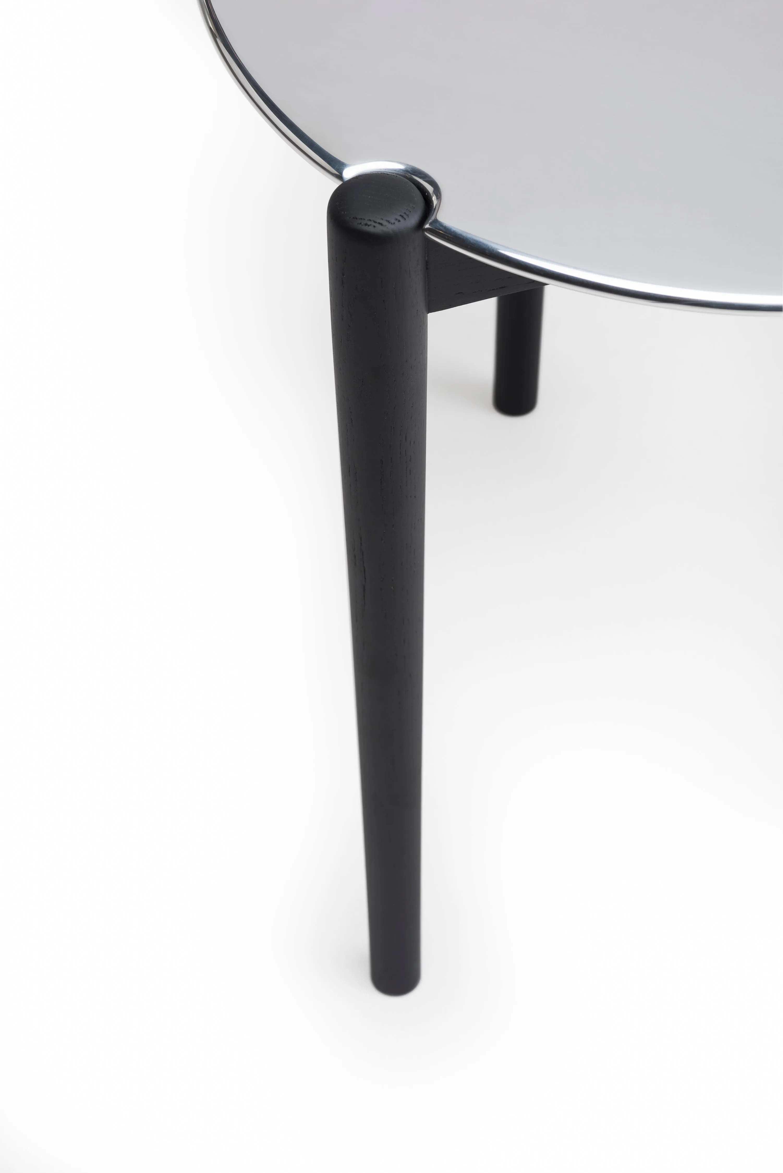 Sidekicks Occasional Table with Polished Aluminum Top