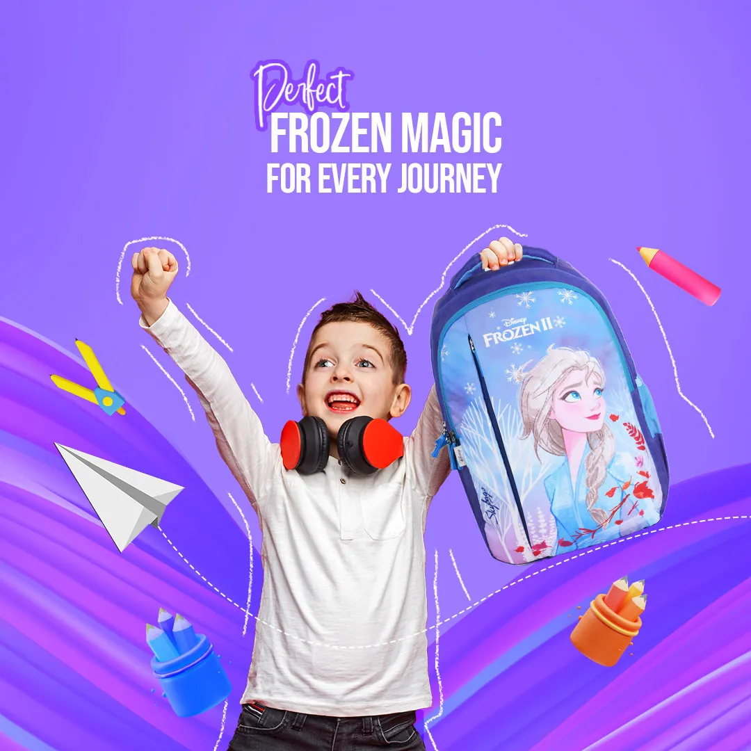 Skybags Disney Frozen New  School Backpack 04 Blue