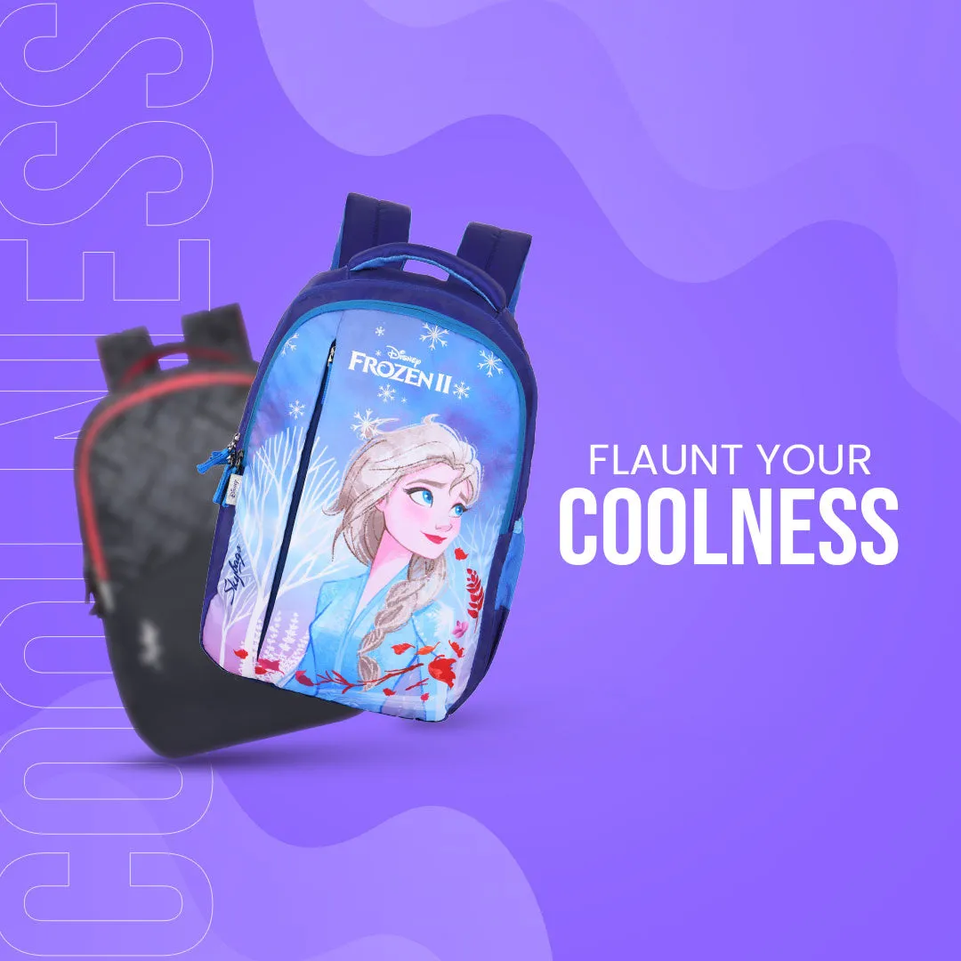 Skybags Disney Frozen New  School Backpack 04 Blue