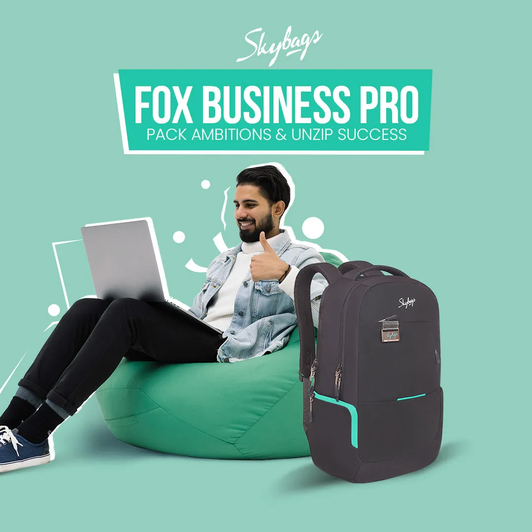 Skybags Fox Business Pro  Laptop Backpack (H) Black