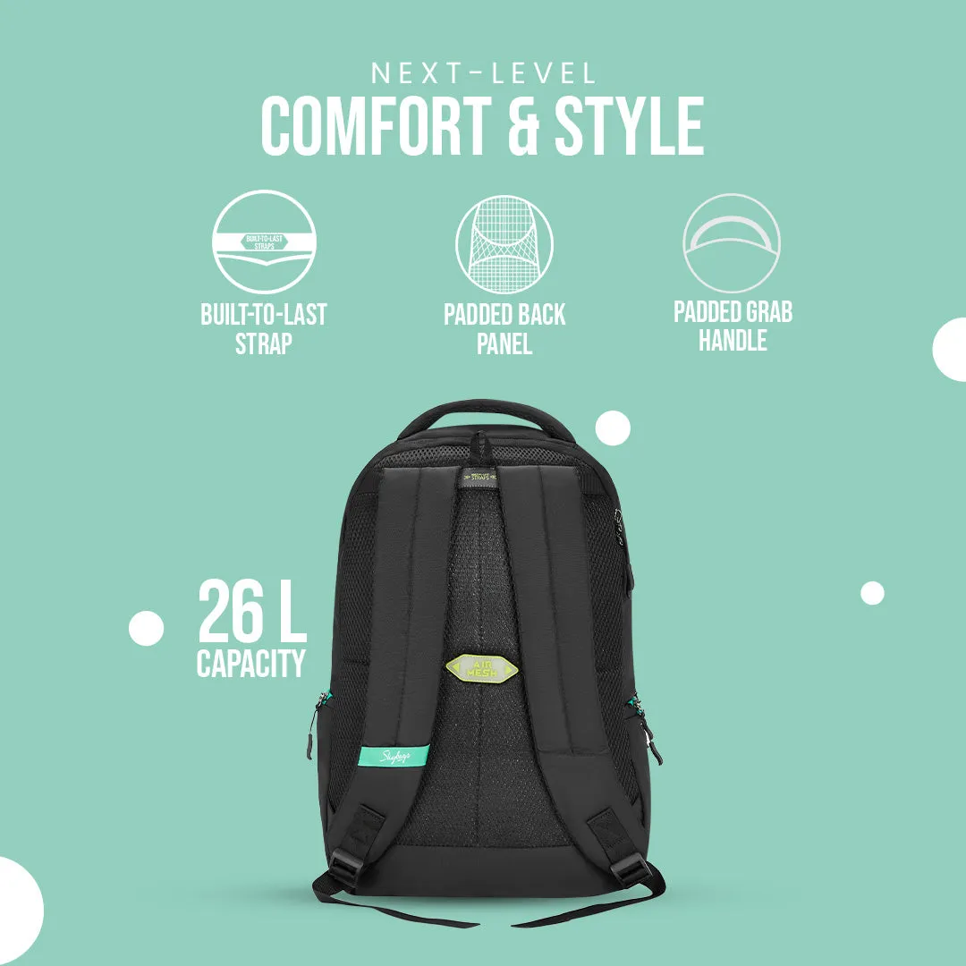 Skybags Fox Business Pro  Laptop Backpack (H) Black