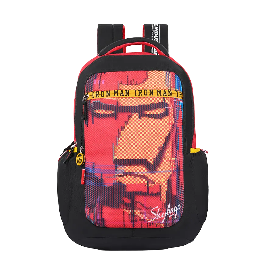 Skybags Ironman Marvel  School Backpack Black