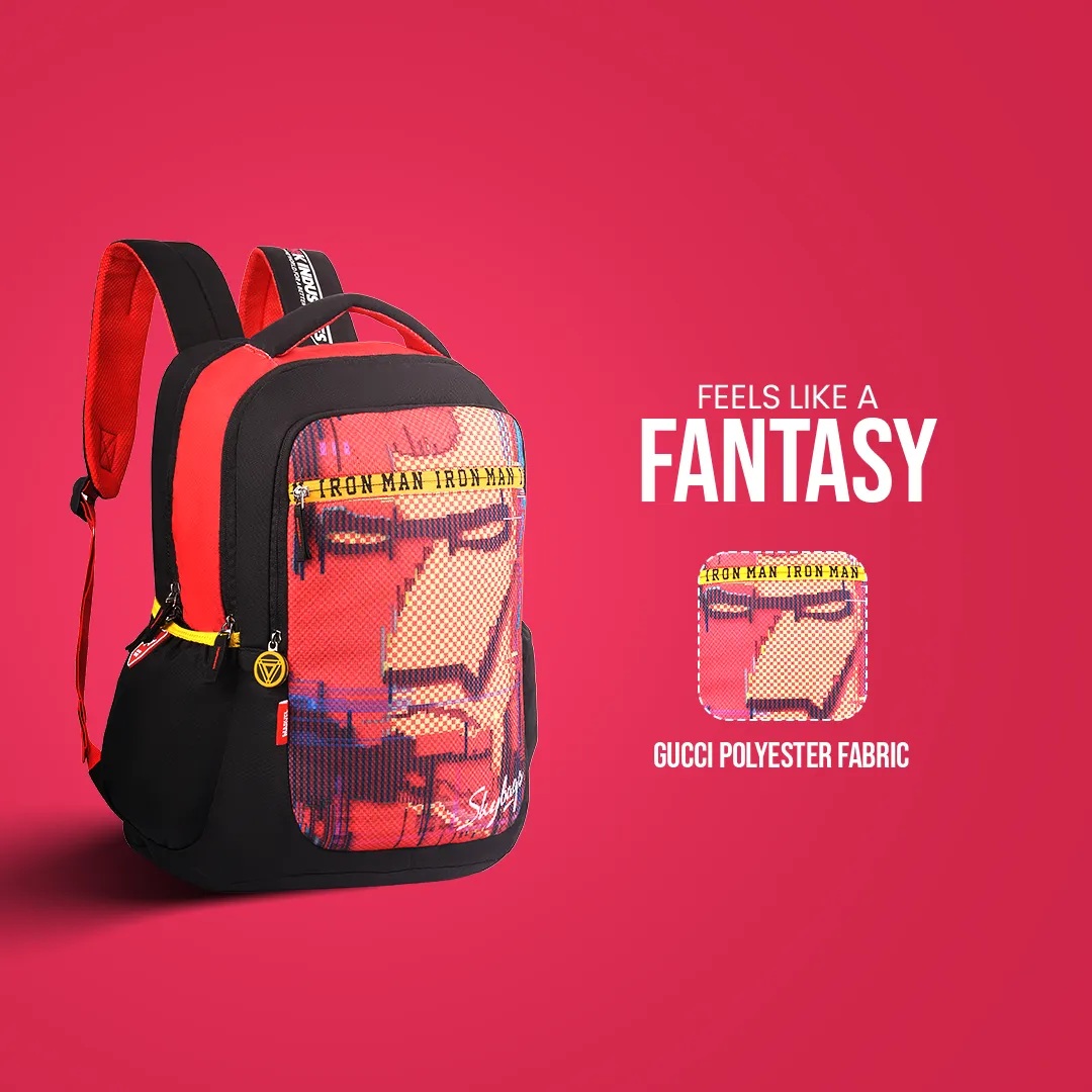 Skybags Ironman Marvel  School Backpack Black