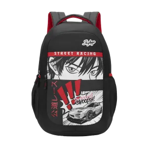 Skybags KYRO RC 01 SCBP SWOOSH RED BLACK
