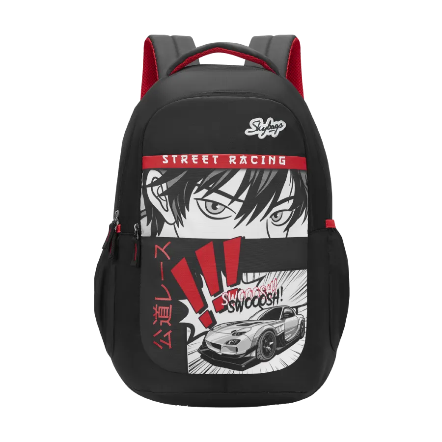 Skybags KYRO RC 01 SCBP SWOOSH RED BLACK