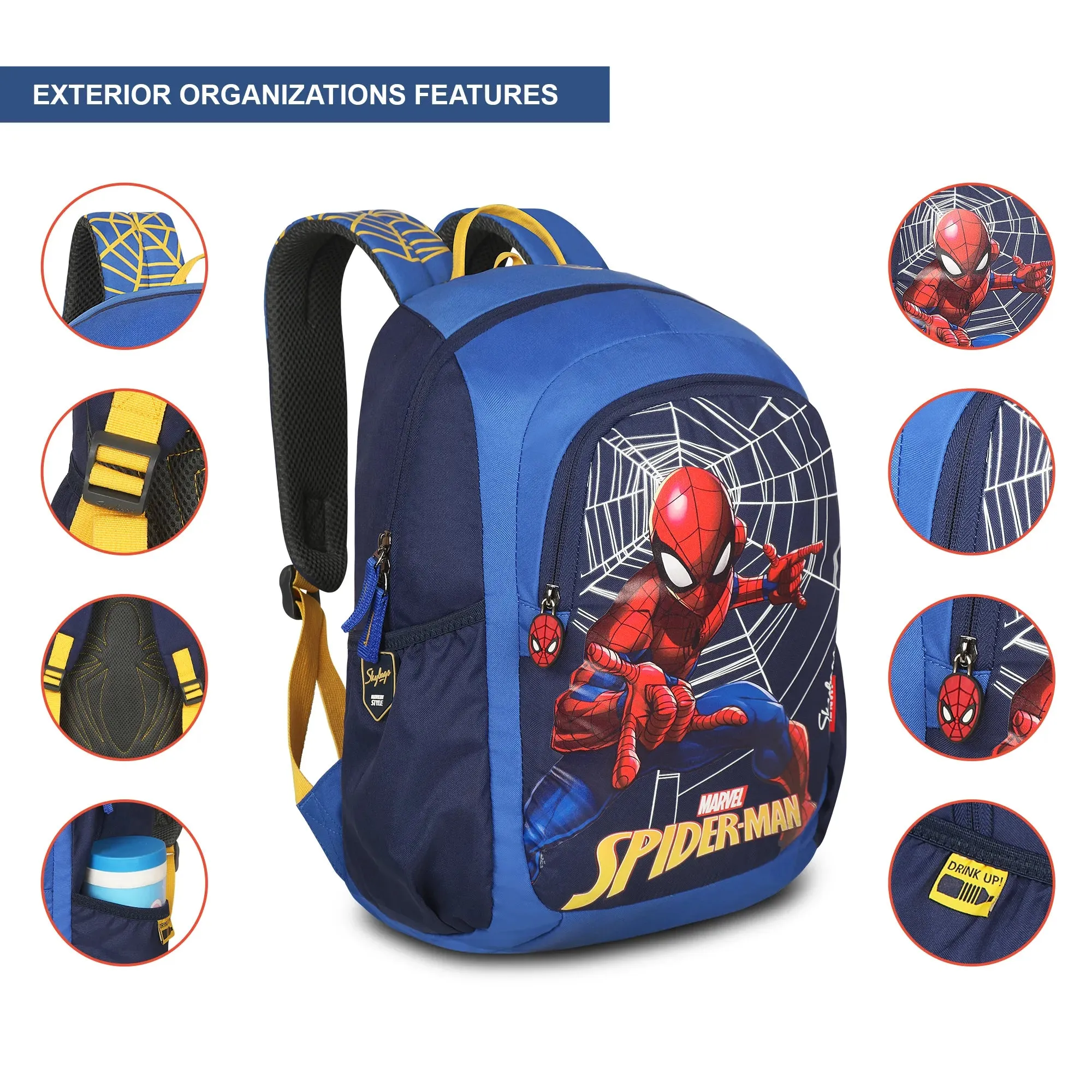 Skybags Marvel Champ  01 Backpack Blue