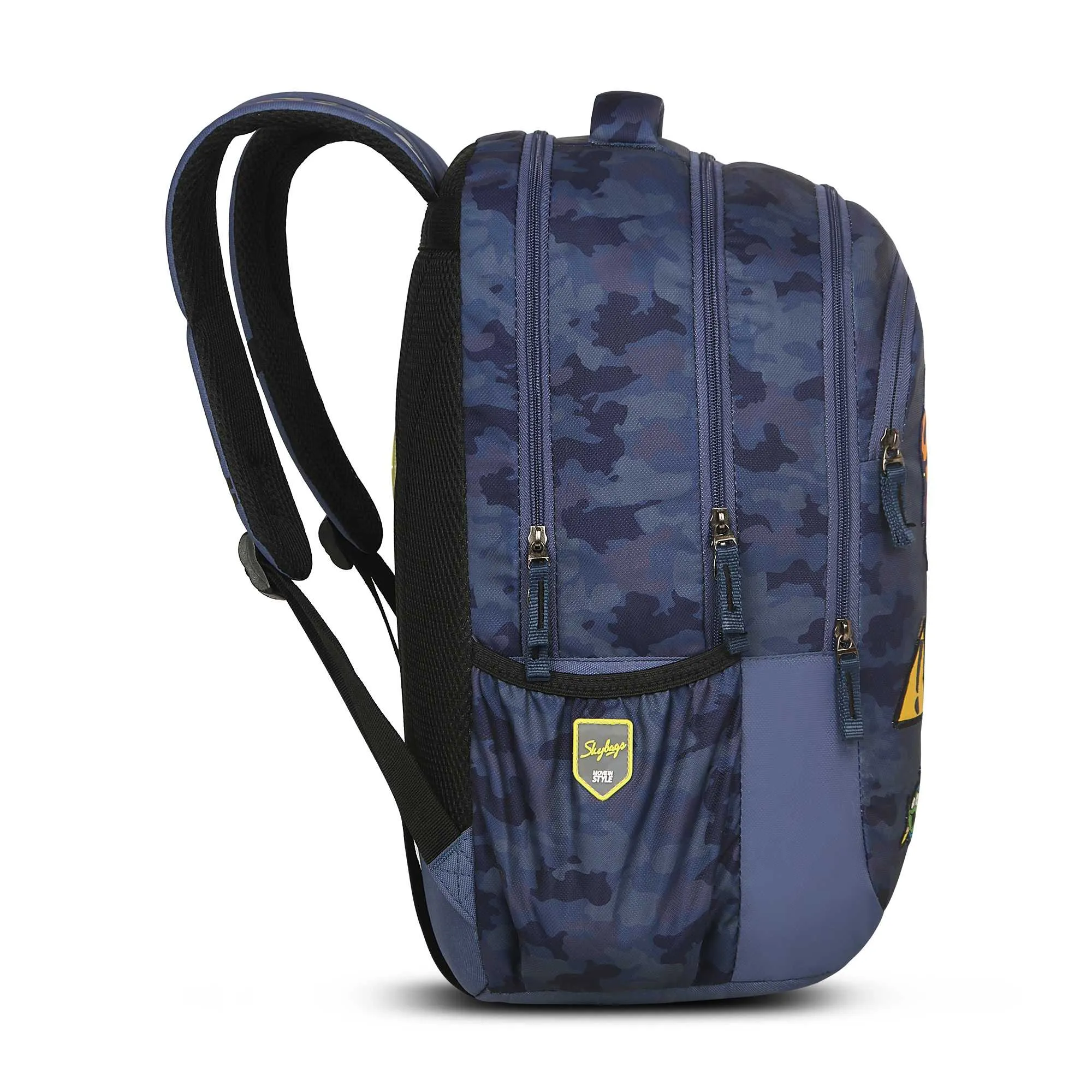 Skybags Squad  09  School Backpack Camo