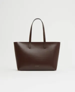 Small Zip Tote - Chocolate/Warm Grey
