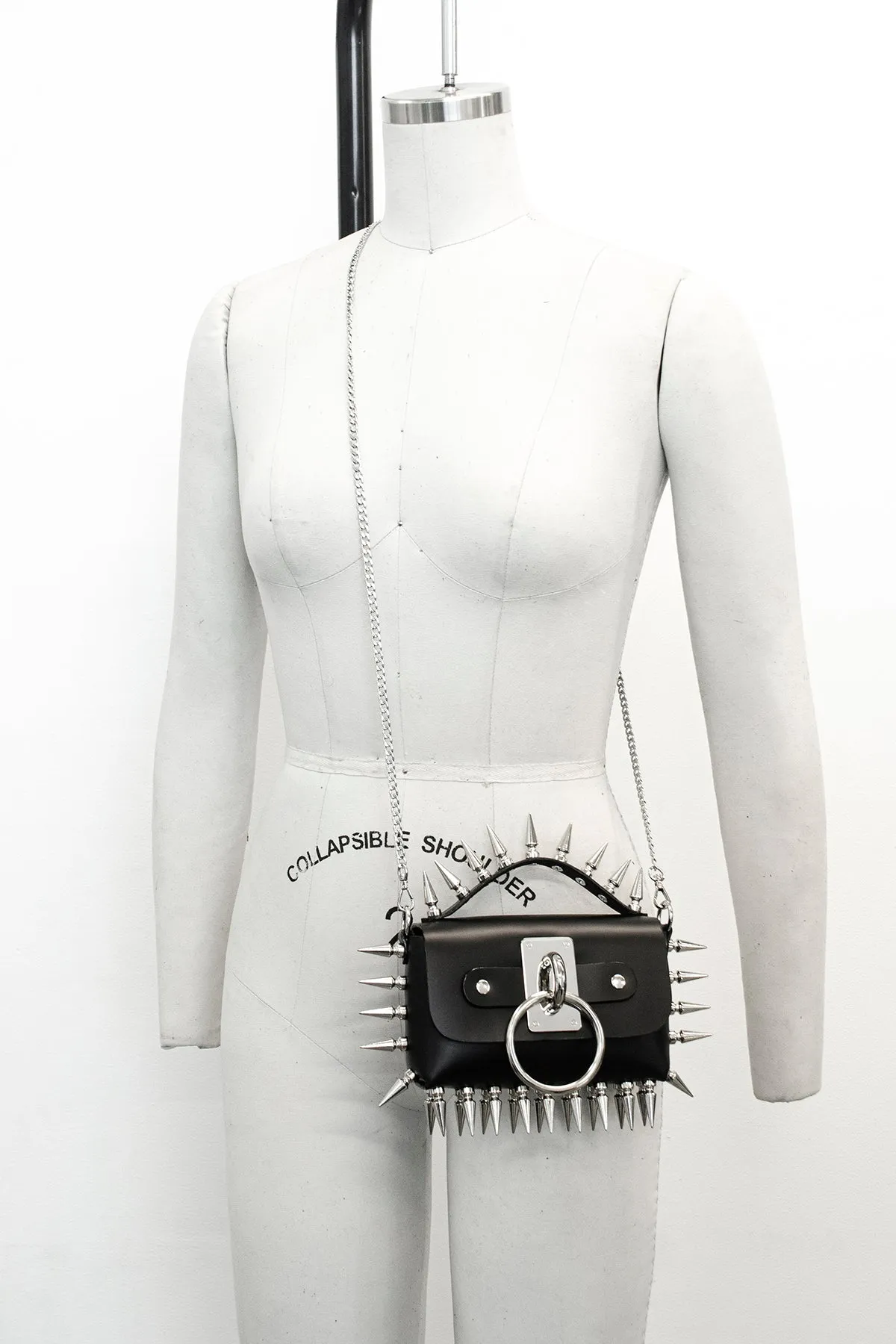 Spiked Halo Choker Bag - Mini