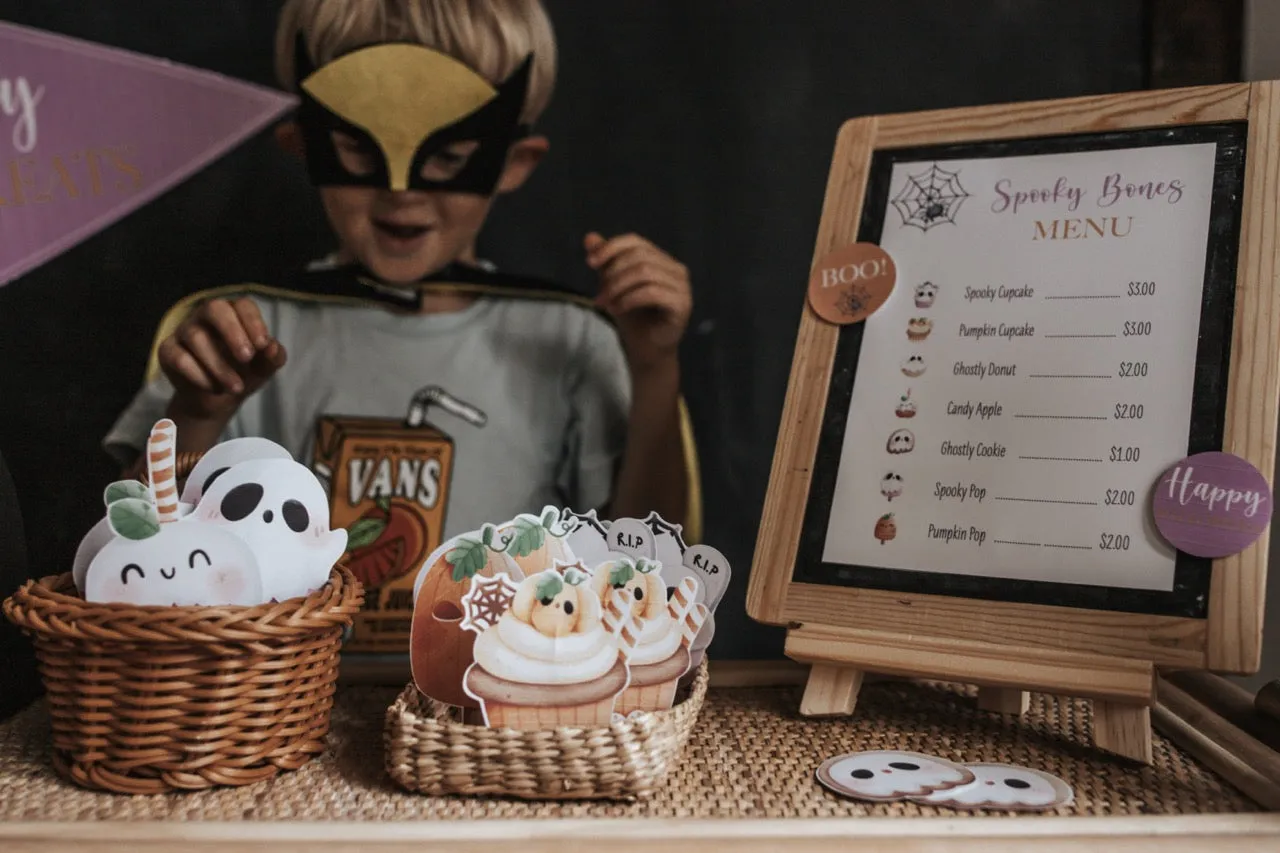 Spooky Bones Cafe Dramatic Play Set