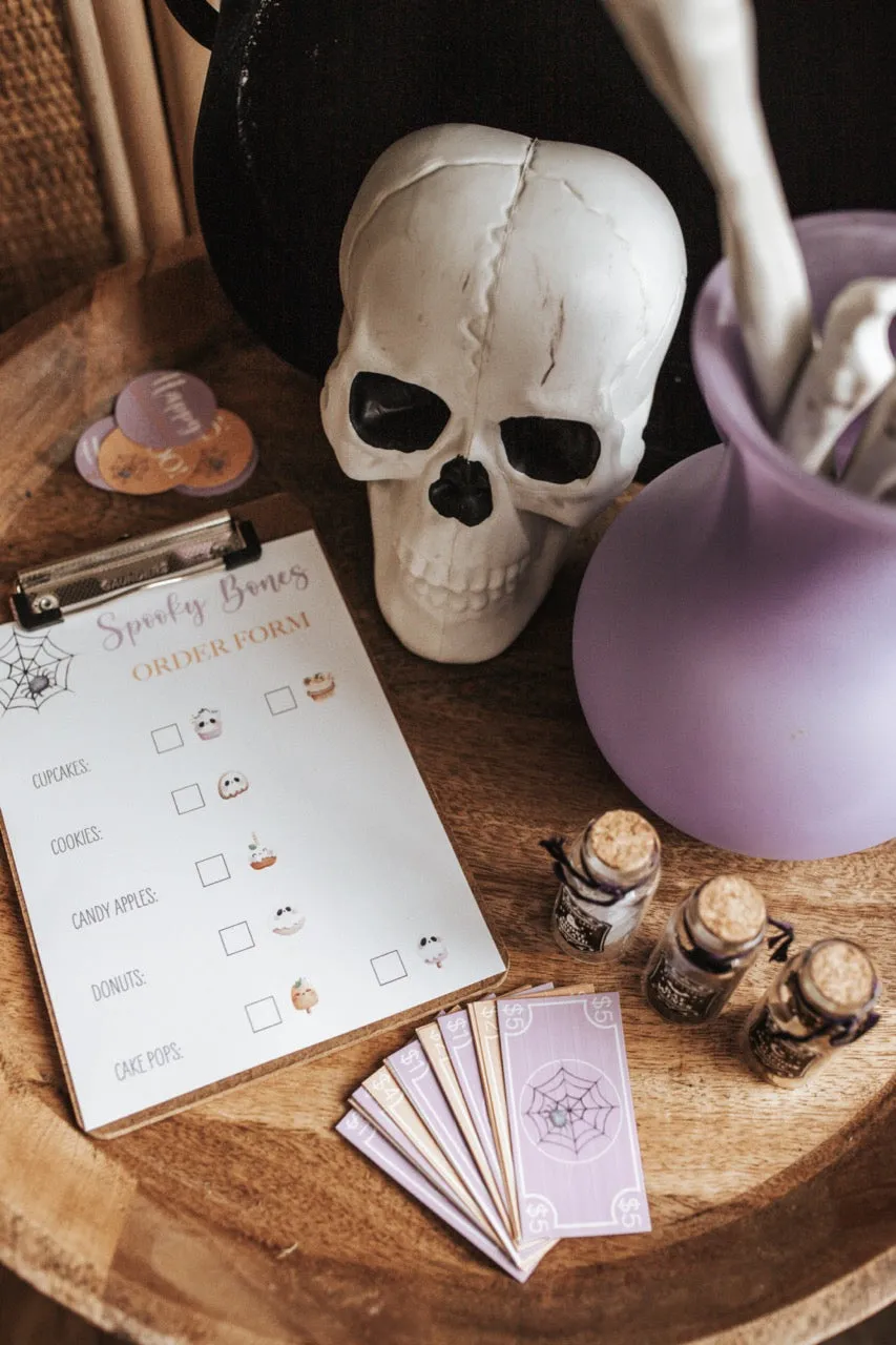 Spooky Bones Cafe Dramatic Play Set