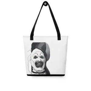 Spooky Clown Halloween Tote Bag