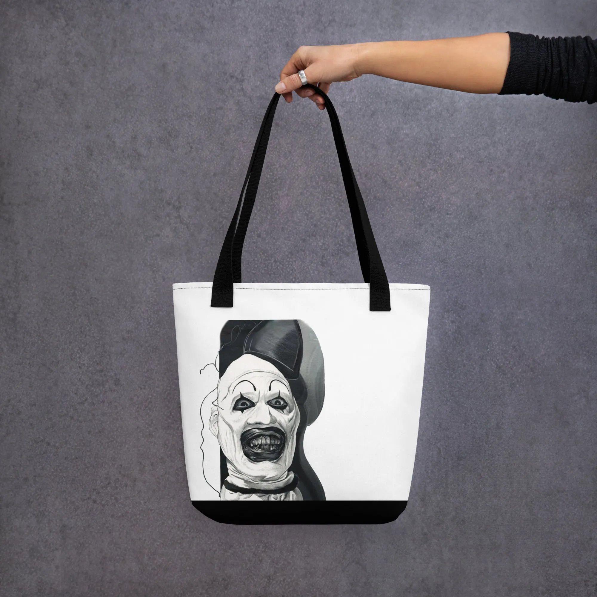 Spooky Clown Halloween Tote Bag