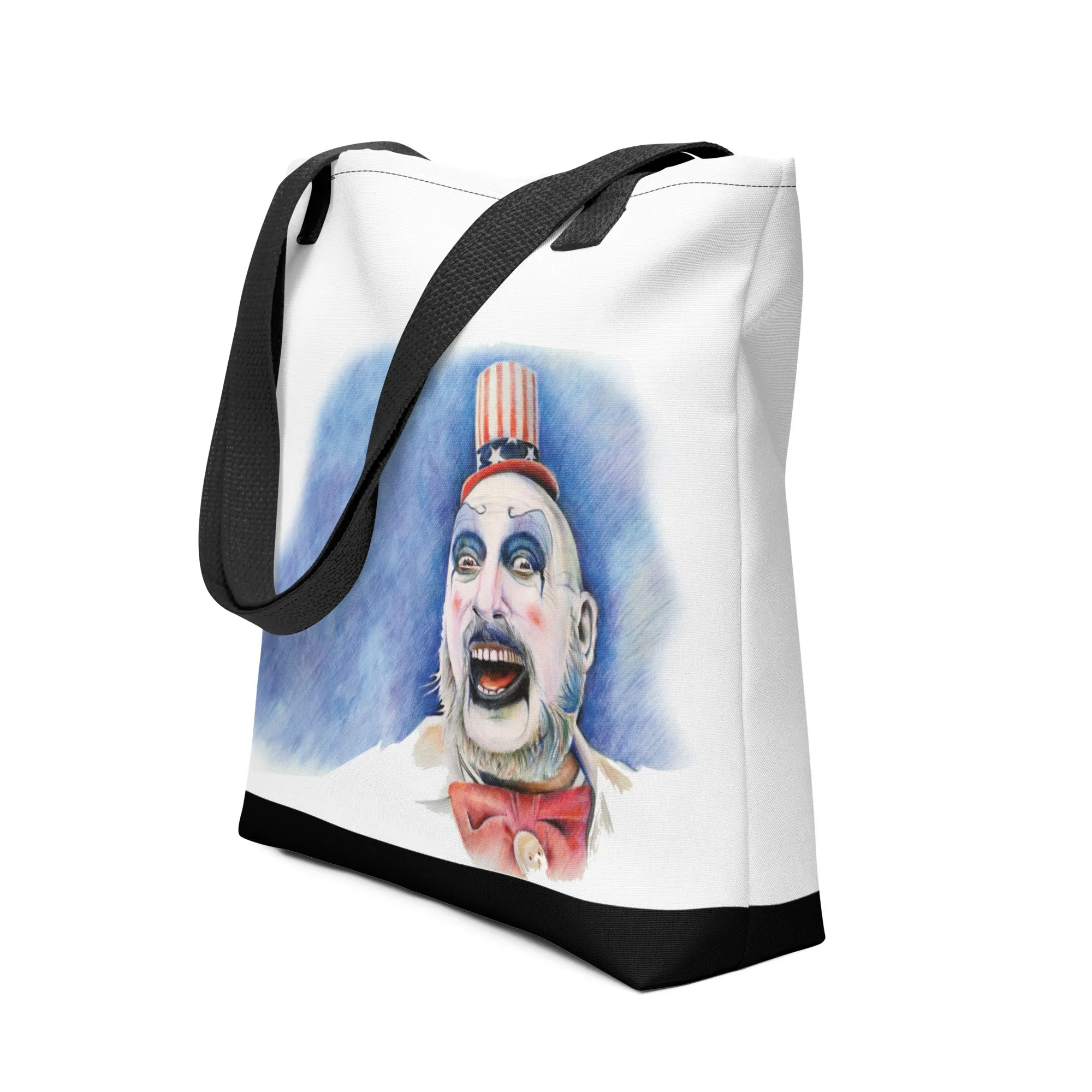 Spooky Clown Halloween Tote Bag