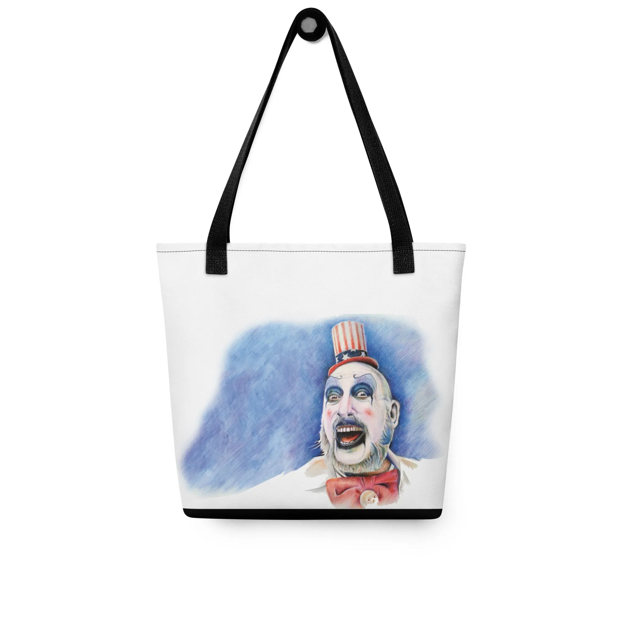 Spooky Clown Halloween Tote Bag