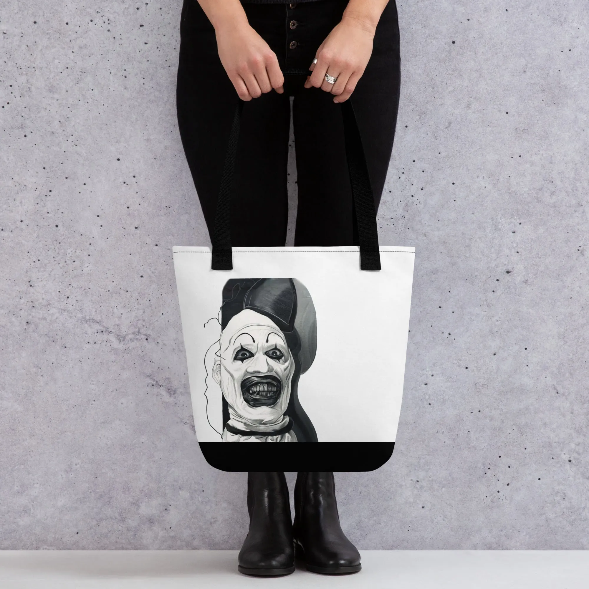 Spooky Clown Halloween Tote Bag