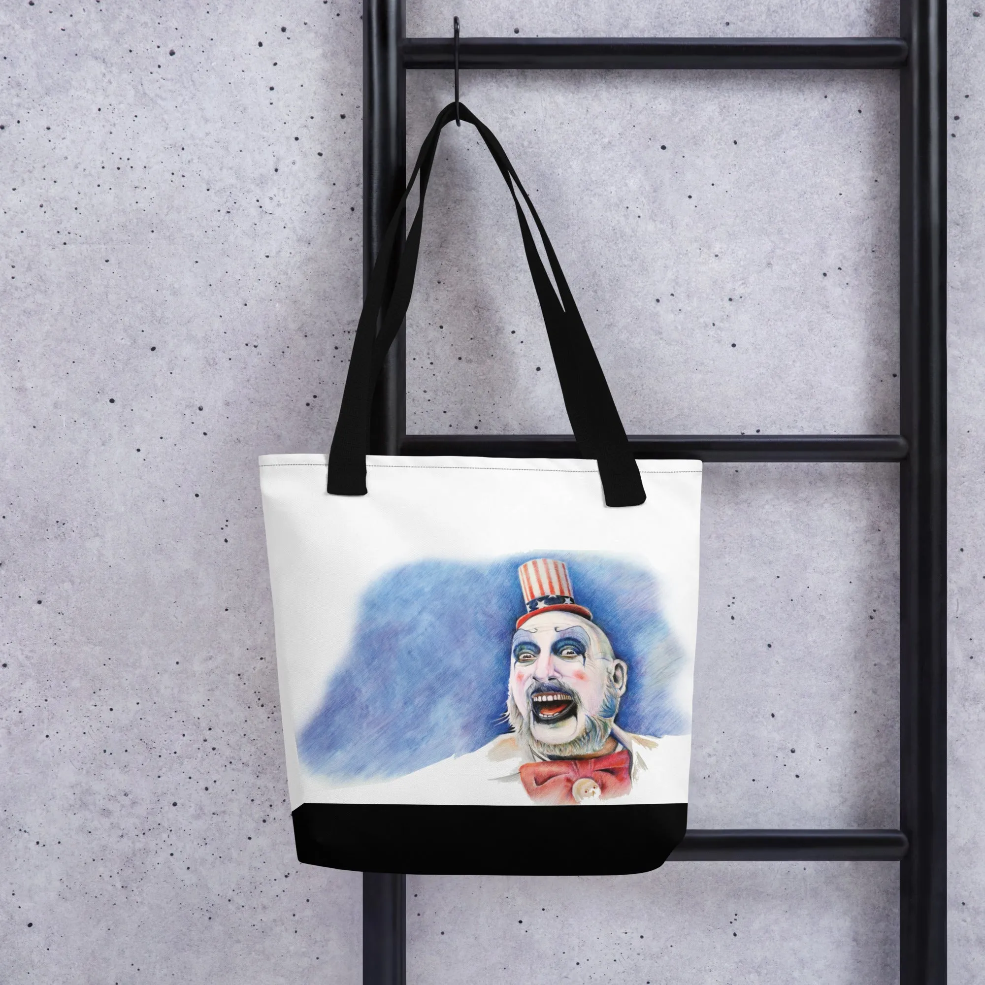 Spooky Clown Halloween Tote Bag