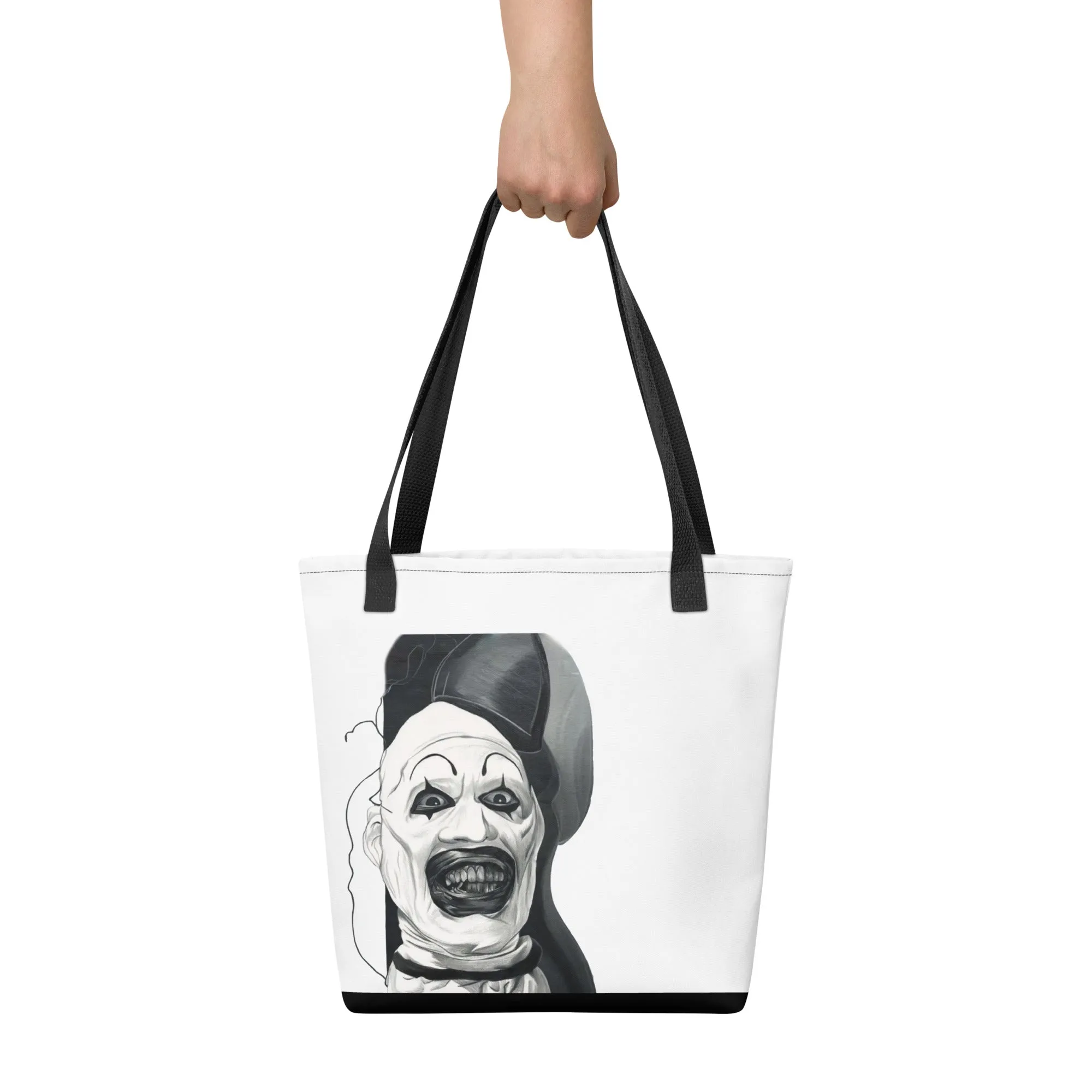 Spooky Clown Halloween Tote Bag
