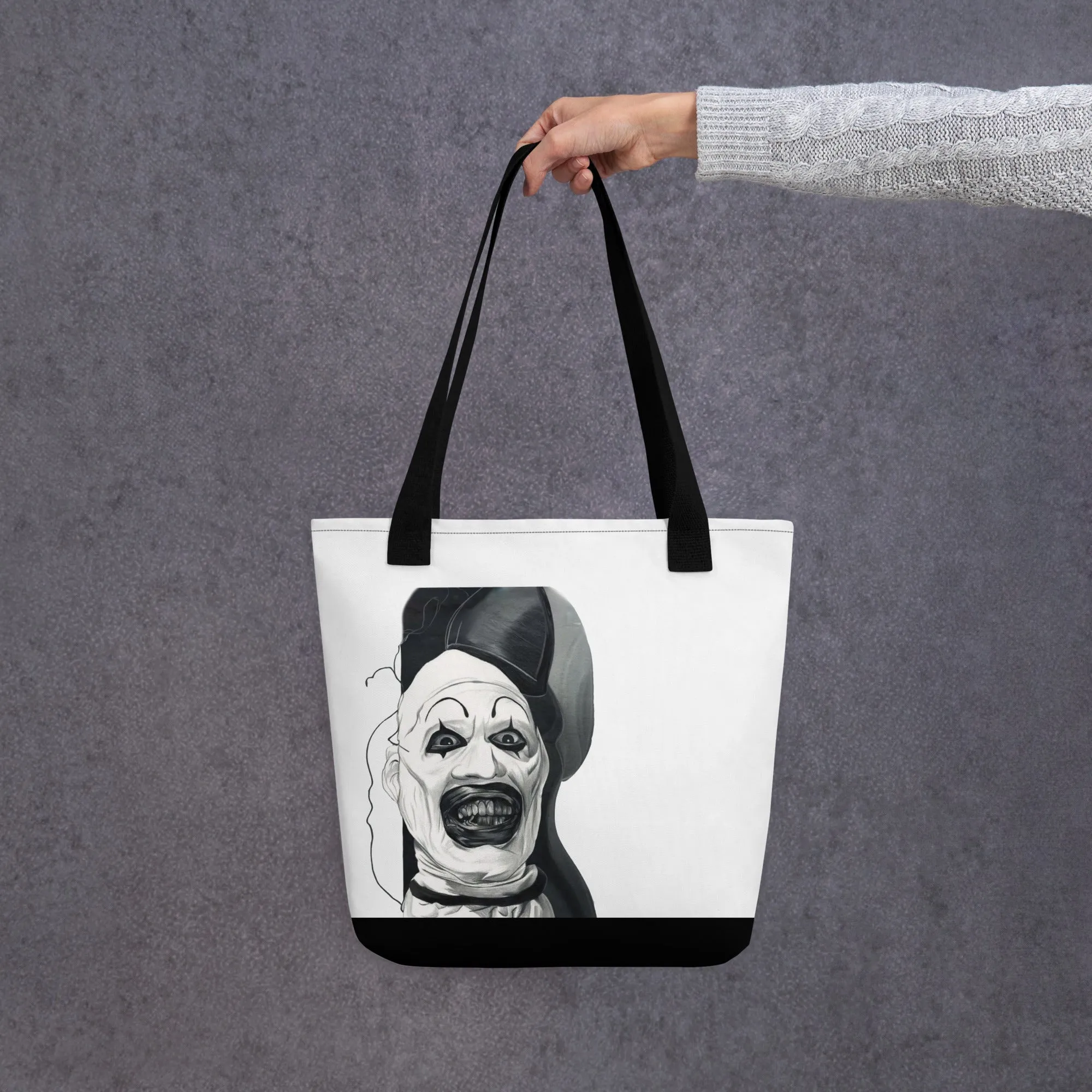 Spooky Clown Halloween Tote Bag