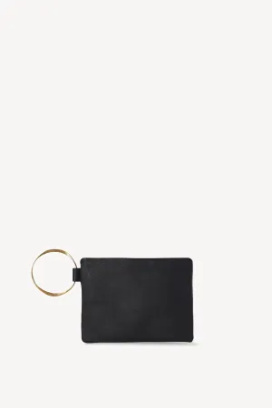 Square Bracelet Clutch in Leather