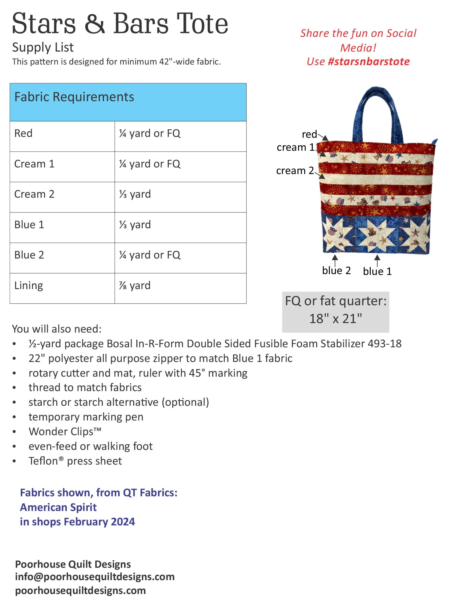 Stars and Bars Tote