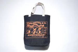 Studio D'Artisan "Piggy" Indigo Denim Totebag (Orange)