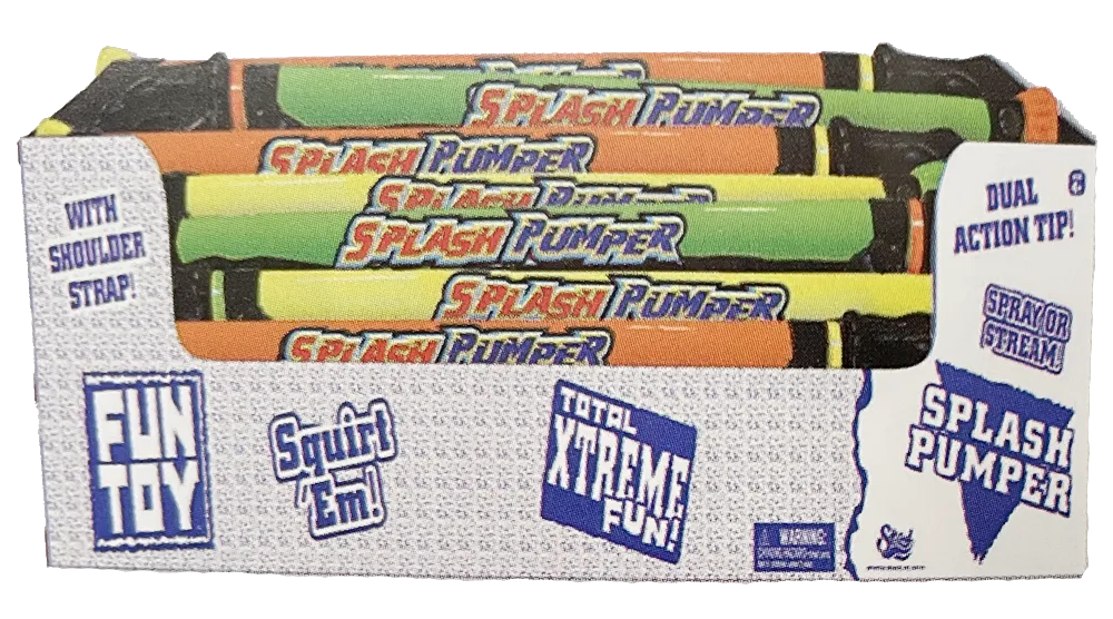 Summer Play Water Toy Gun Super Pumper Splash Sprayer, 18"