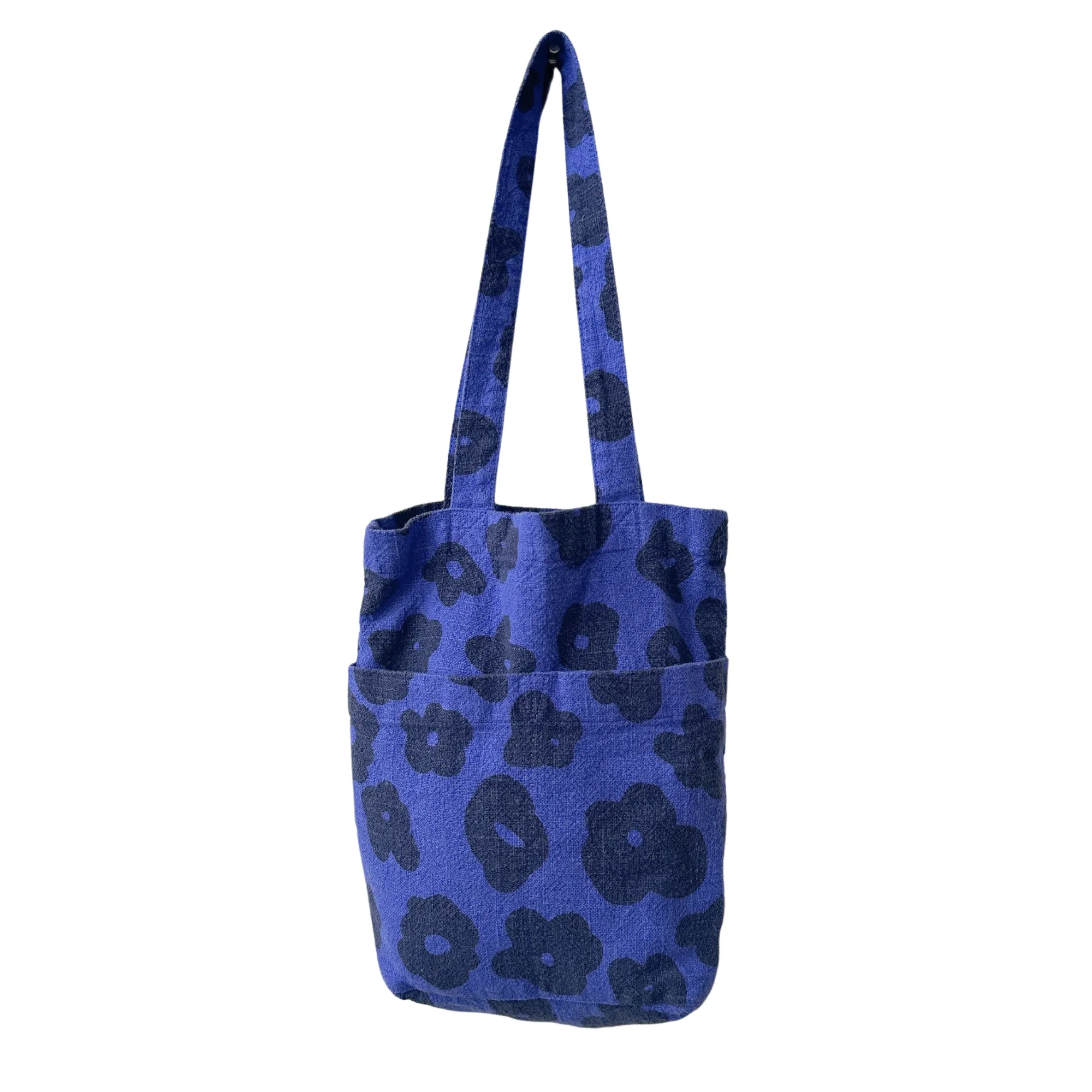The Petite Tote - Celeste - Faded Black - Rave Blue