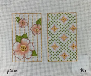 The Plum Stitchery 16-C Flower Wristlet