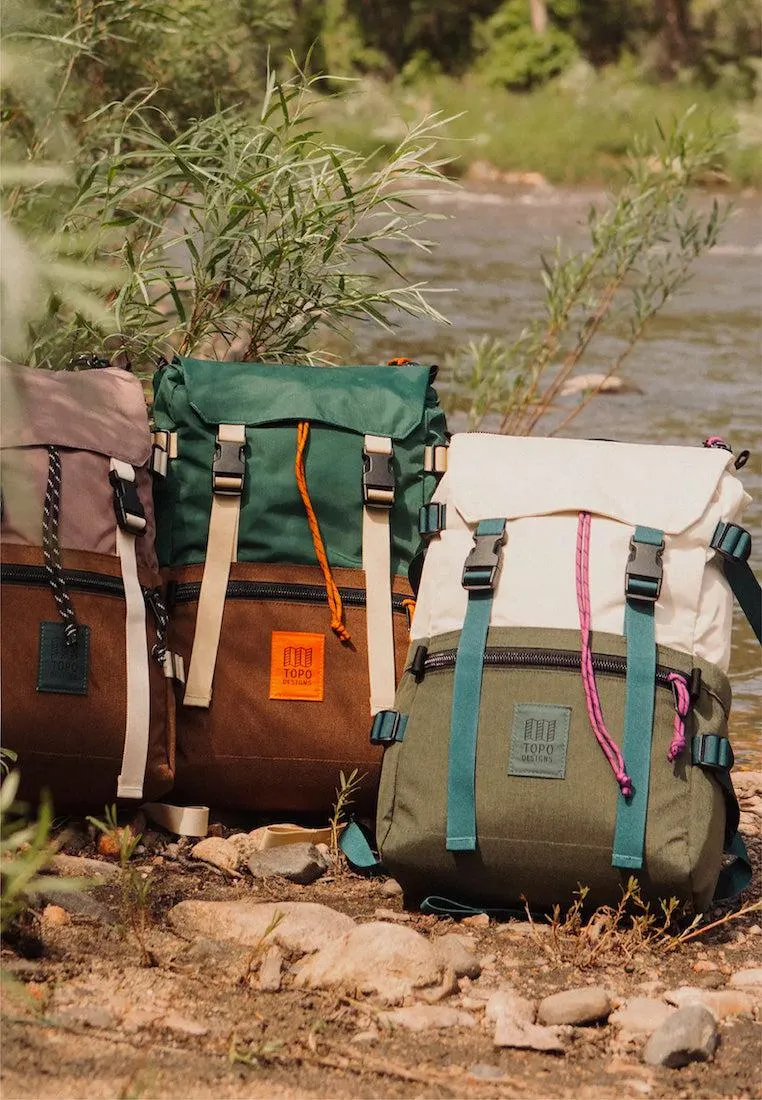 Topo Designs Rover Pack Printed Khaki Meteor