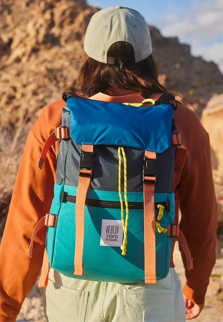Topo Designs Rover Pack Printed Khaki Meteor