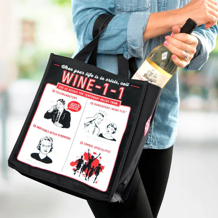 Tote - 6 Bottle Bag - WINE-1-1