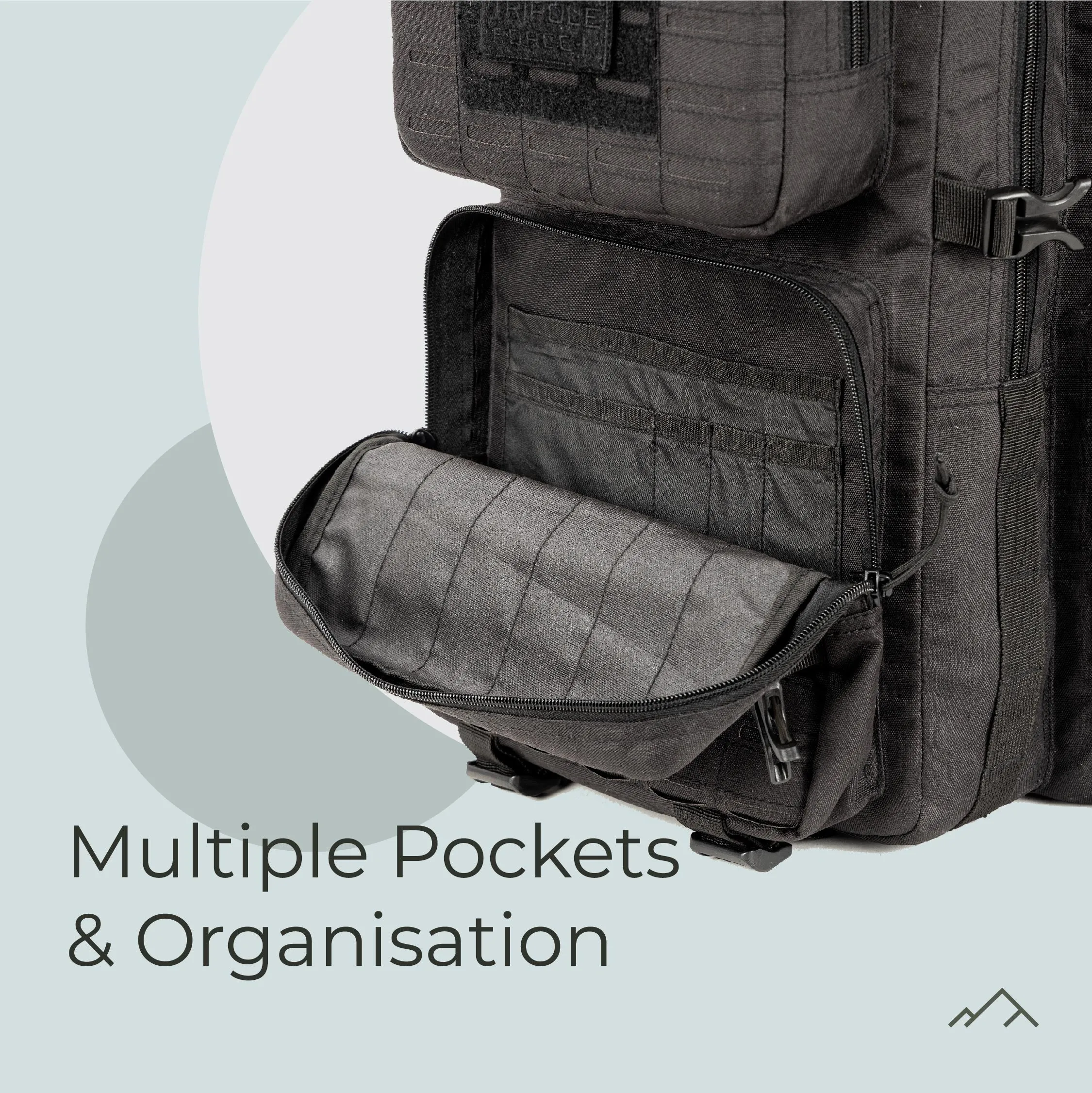 Tripole Force Plus Tactical Army 50 Litre Bag & Backpack with Laser-cut MOLLE | 3 Year Warranty